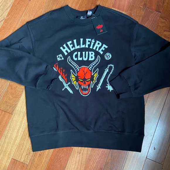 Stranger Things Hell Fire Club Sweater - Picture 1 of 4